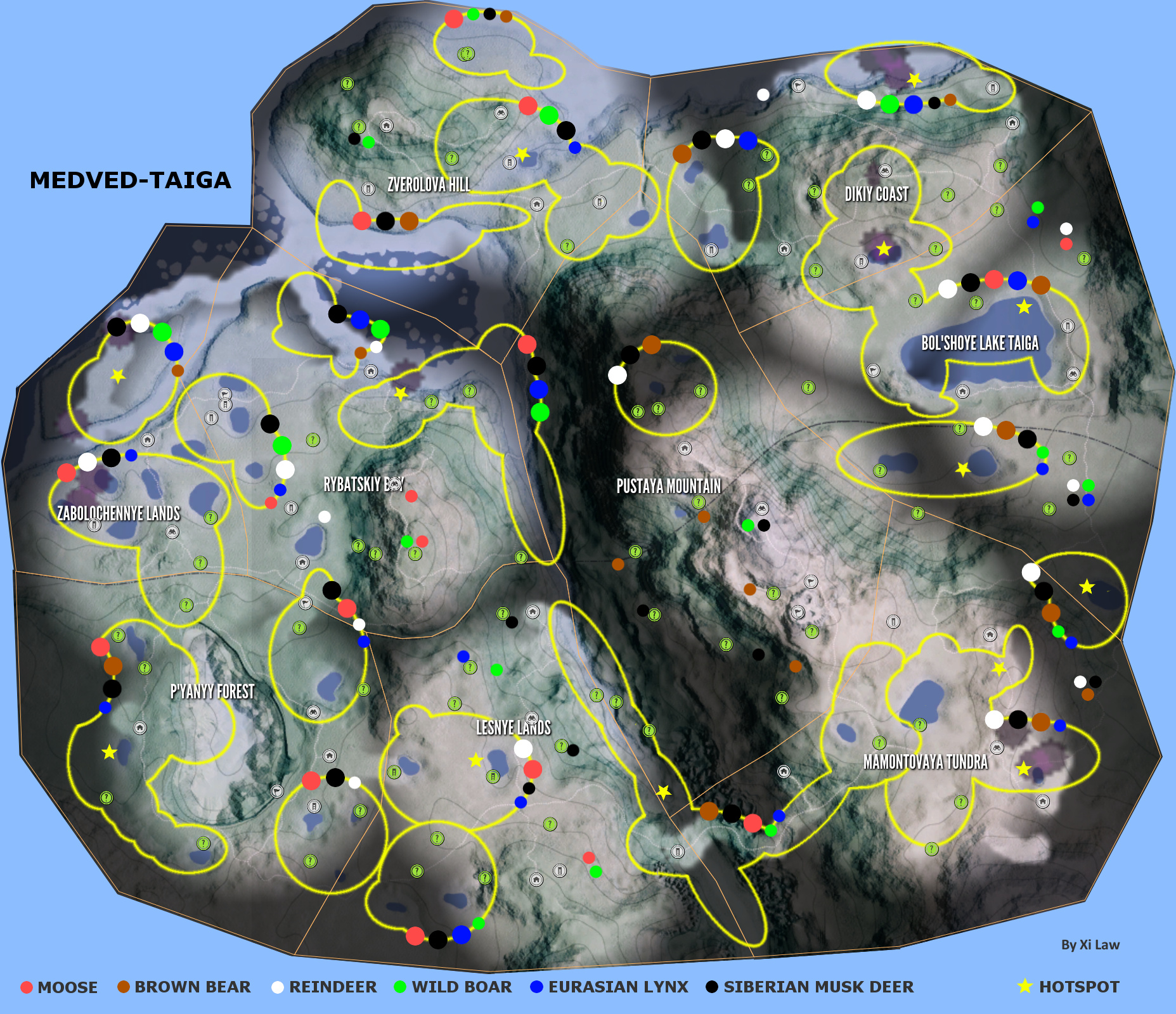 Steam Community Guide Animal Location Maps Parque Update