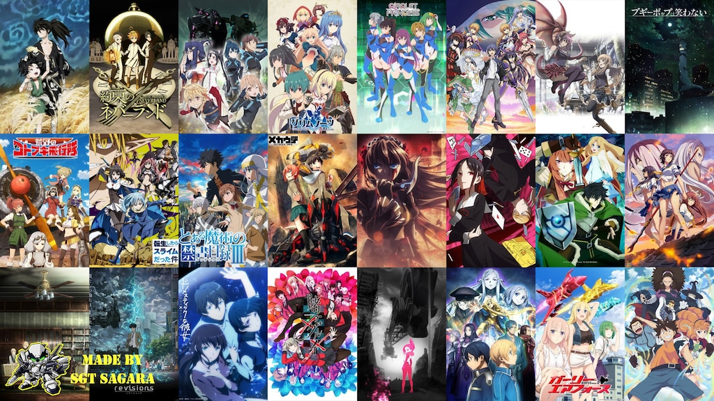Steam Community Anime Mosaic My Anime Chart 19 Winter Season