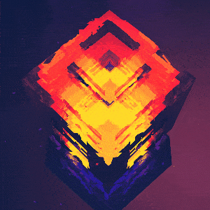 Abstract Cube Portrait