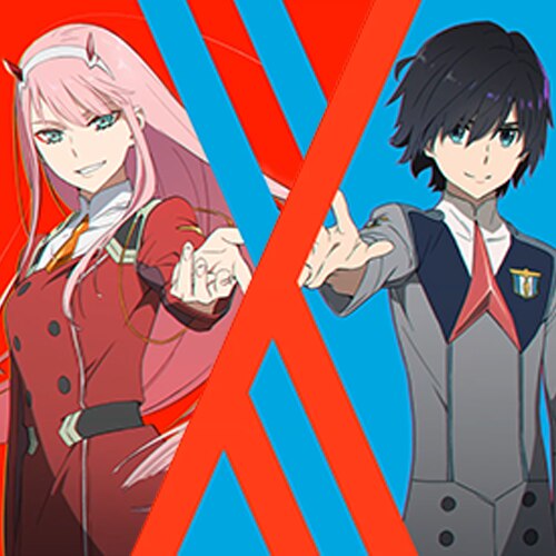 Darling in the Franxx - Zero Two and Hiro - Animated