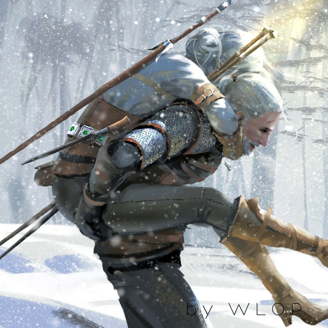 [世界の重さ]TheWitcher3-Geralt and Ciri