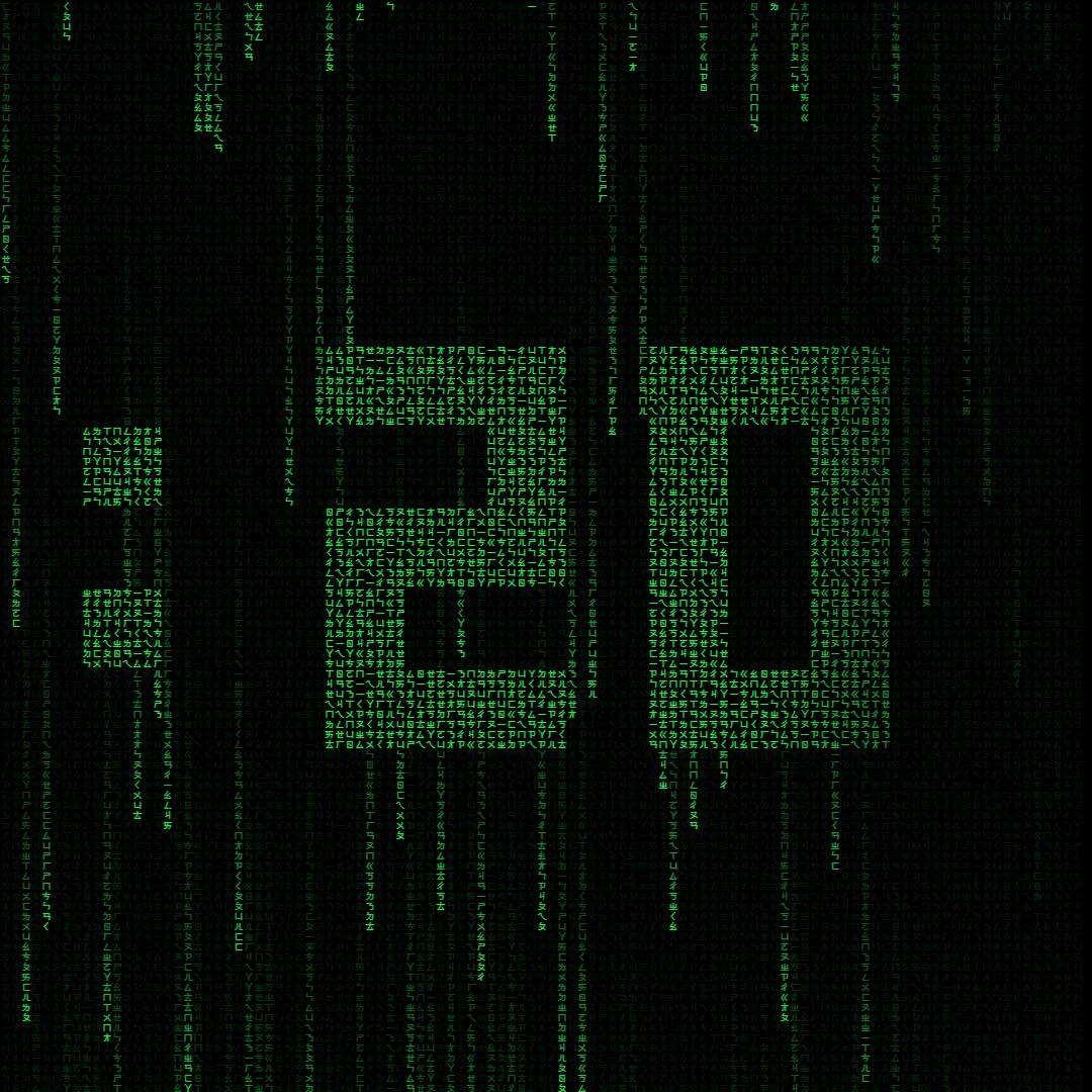 [Colorful Matrix]Green clock