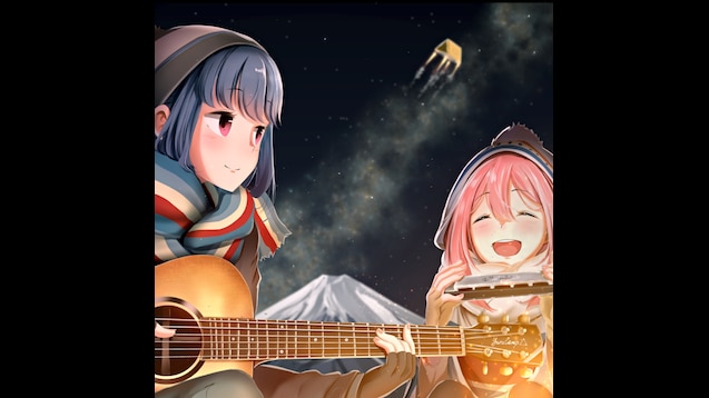 Steam Workshop Laid Back Camp Yuru Camp ゆるキャン Comfy Camping Sounds Ambient Wallpaper