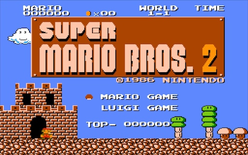 Игры super mario 2. Супер Марио the Lost Levels. Супер Марио БРОС 2 Нинтендо. Super Mario Bros Level 1-2. GBA Famicom Mini super Mario Bros 2.