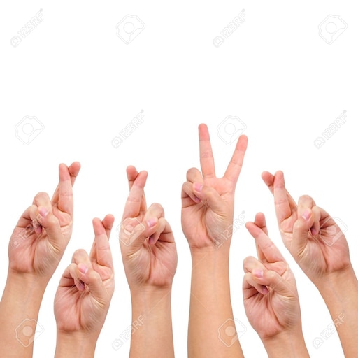 Скрещенные пальцы много