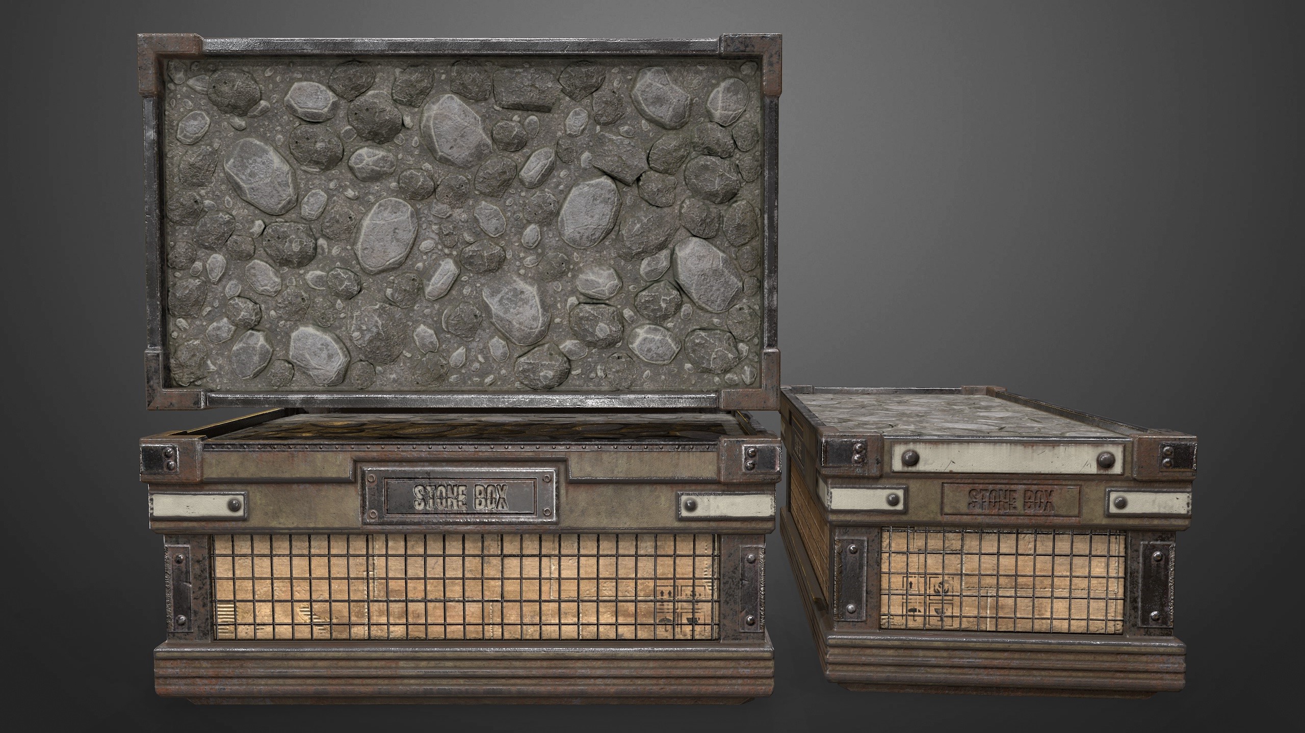 Open Stone Box thumbnail 2