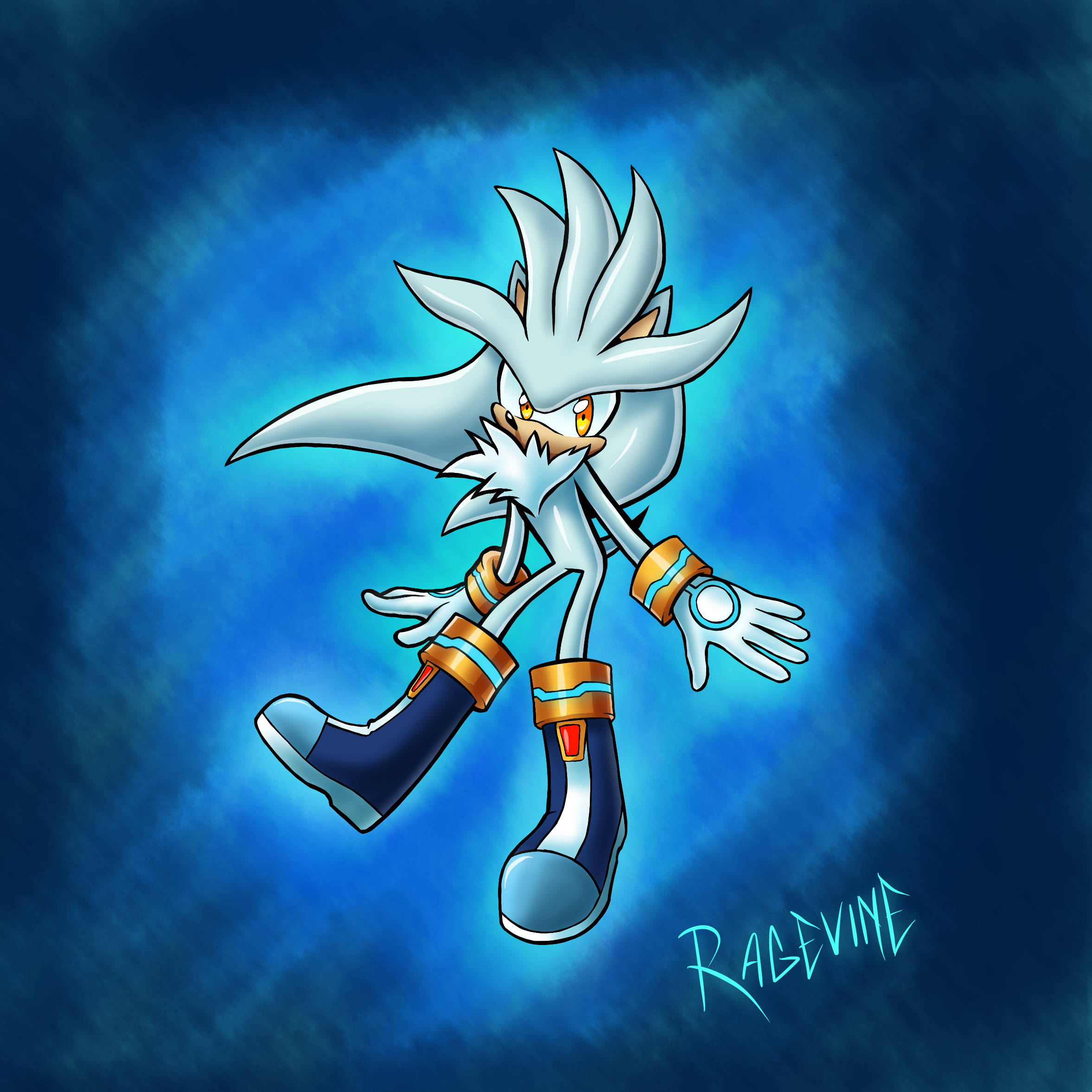 Картинки соник сильвер