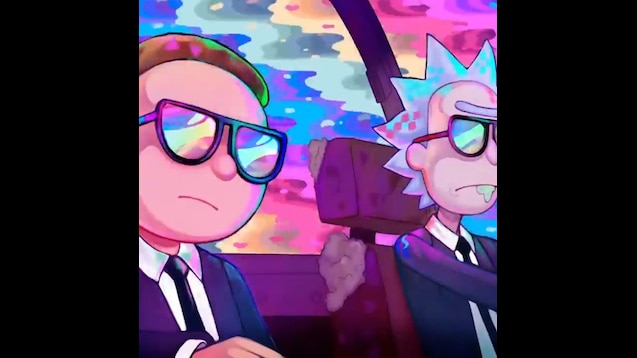 Rick and Morty Driving Live Wallpaper