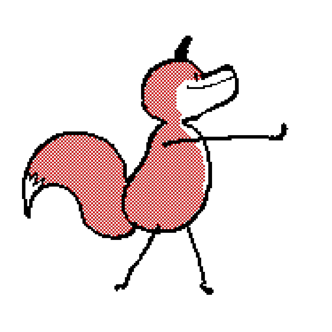 Pixel Fox Dancing Animation