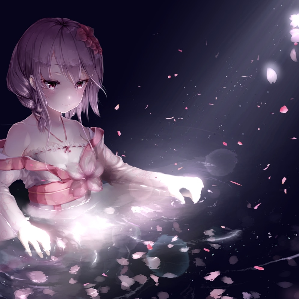 Water and a girl