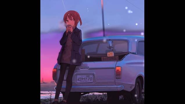 Steam Workshop Soft Lofi Snowy Anime Wallpaper Ill Be
