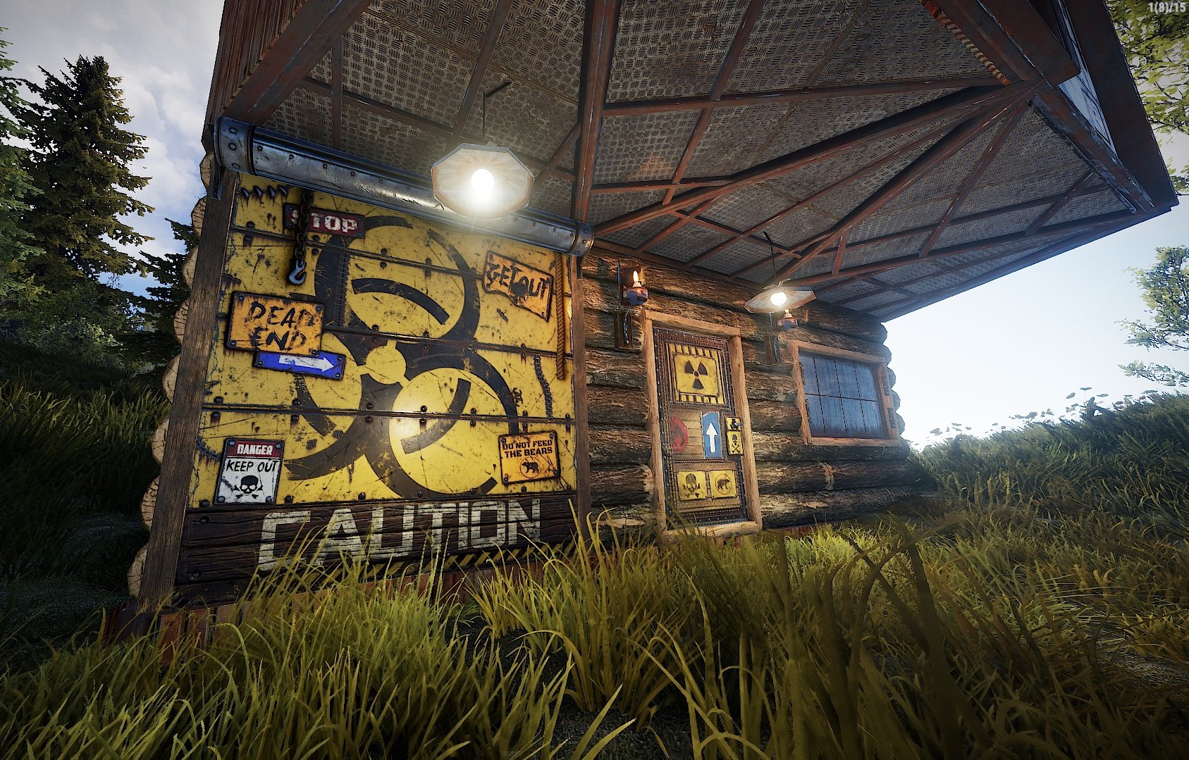 Caution Garage Door thumbnail 3