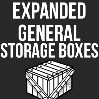 Expanded General storage boxes