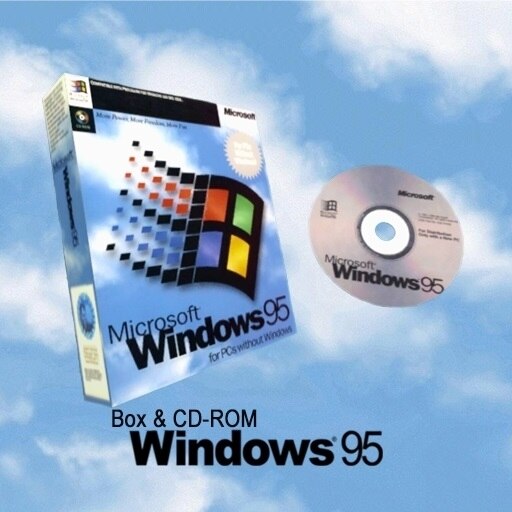 Steam Workshop::Windows 95 Box & CD-ROM