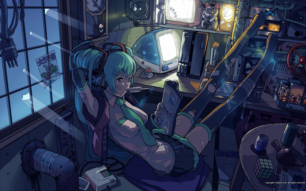 Anime Cyberpunk Girl 2 - Artworks
