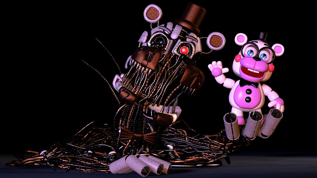 Molten Freddy and Helpy (Fnaf)