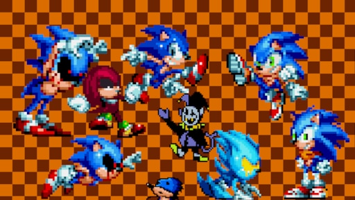 Dark Sonic in Sonic Mania Plus [Sonic Mania] [Mods]