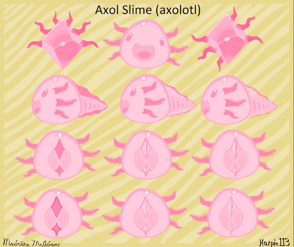 Steam Community :: :: Axol Slime (Axolotl) Custom Made Slime