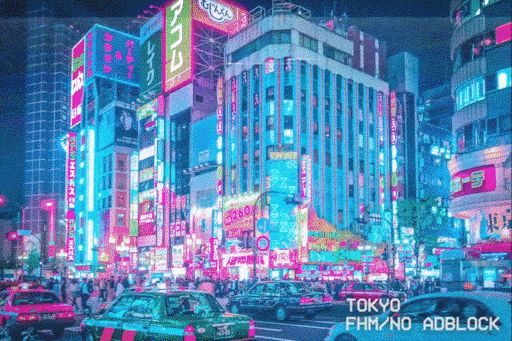 Puzz reve tokyo. Токио Акихабара ночью. Неоновый город. Неоновый город Япония.