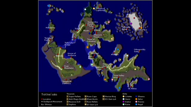 Tales Of Vesperia World Map Steam Workshop::Tales of World Maps