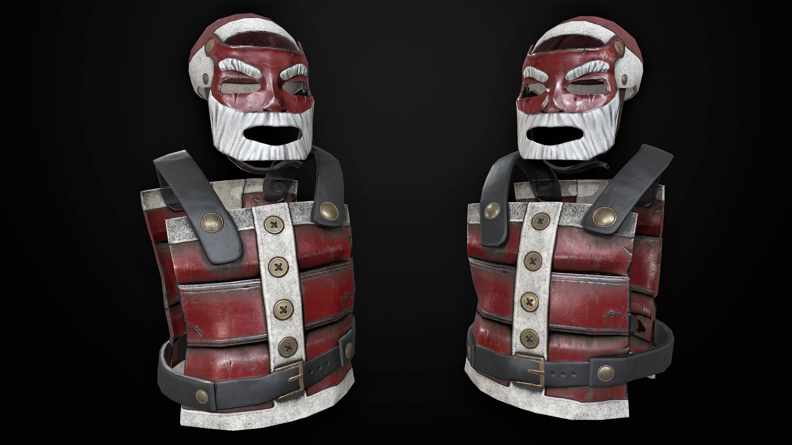 Santa Metal Facemask