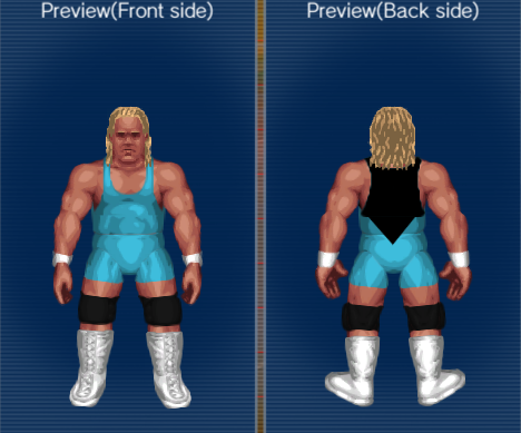 Custom parts used: wrestling-back, back-v