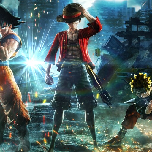 Steam Workshop 8K Jump Force Animated Wallpaper Goku Luffy