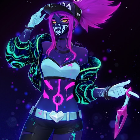 K/DA Akali League Of Legends | Wallpapers HDV