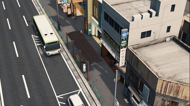 Steam Workshop バス停屋根 Bus Stops