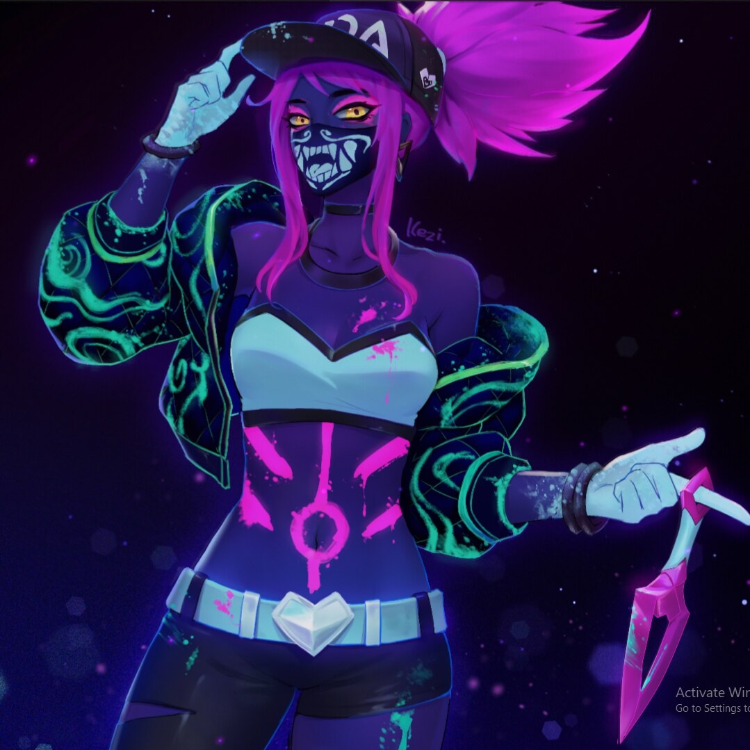 4K K/DA Akali [Audio Visualizer] - Kezi .