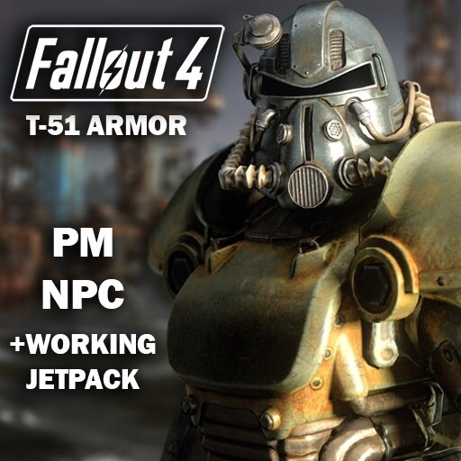 Fallout 4: no Power Armor? You can still use the jetpack with the help of  this mod