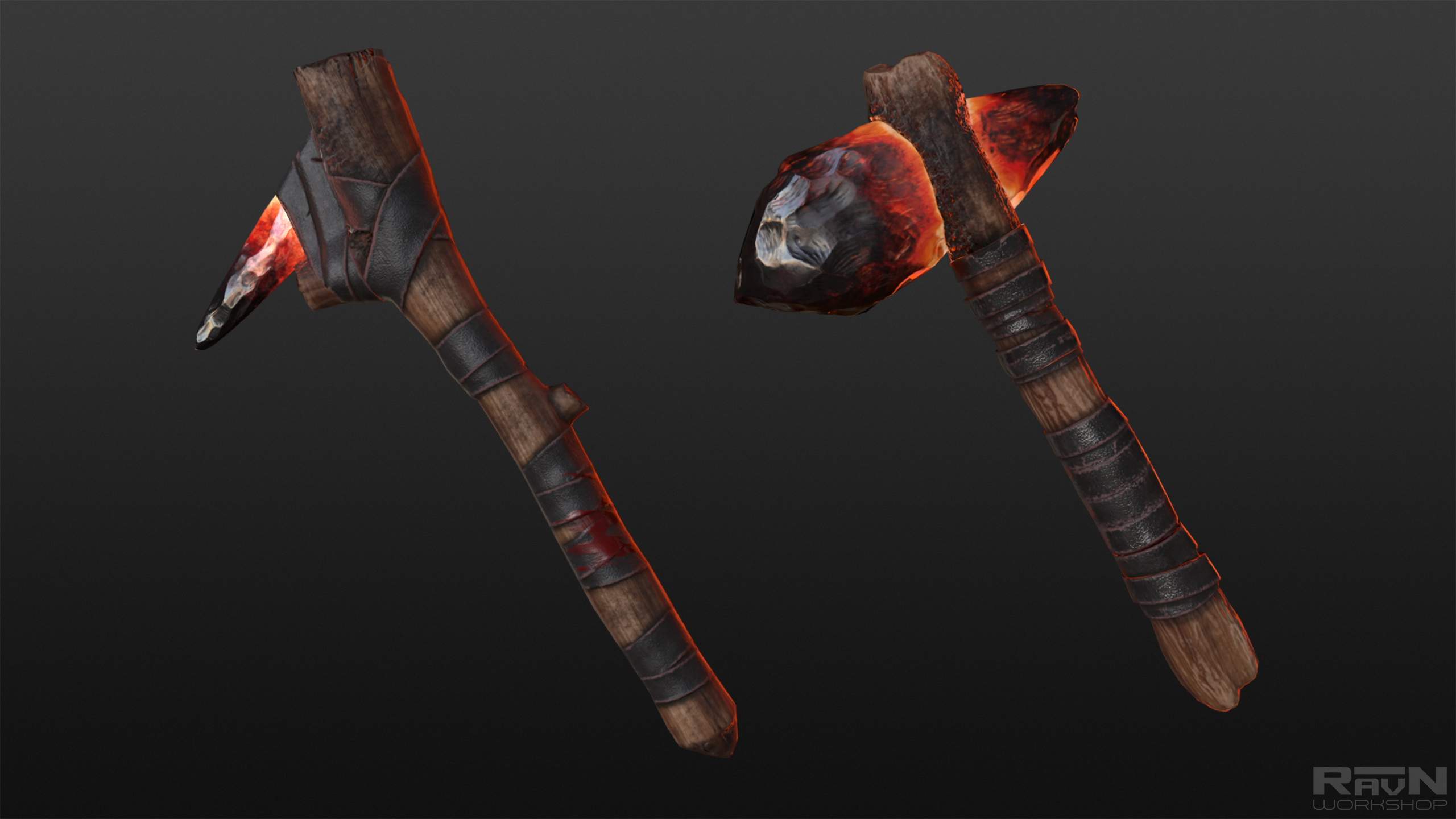 Dragon Glass Stone Pickaxe thumbnail 2