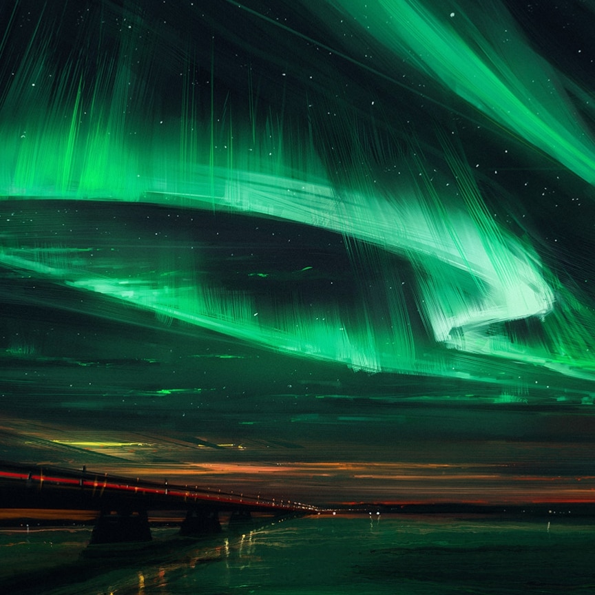 [FakeNinja] Northern Lights | Wallpapers HDV