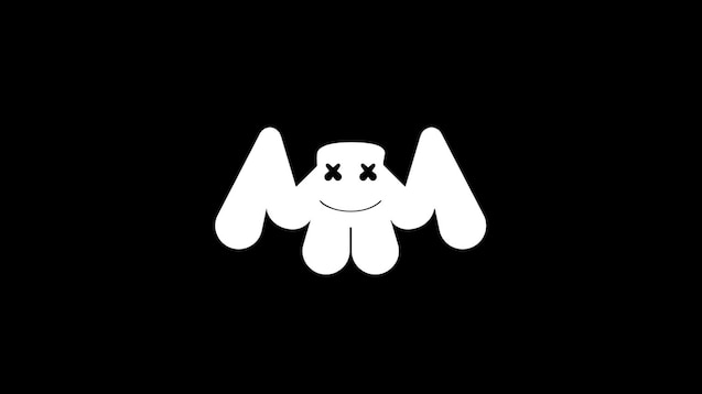 Steam Workshop Marshmello Logo Dark