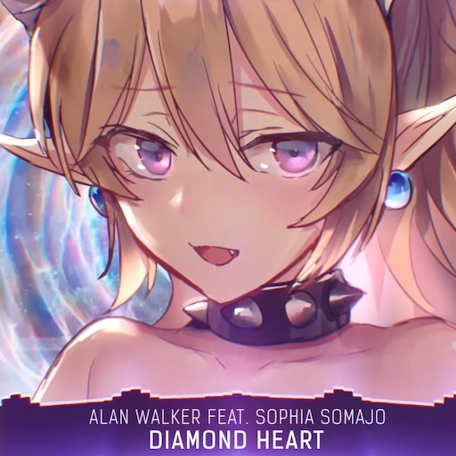 Alan Walker - DIAMOND HEART (Lyrics) feat. Sophia Somajo 