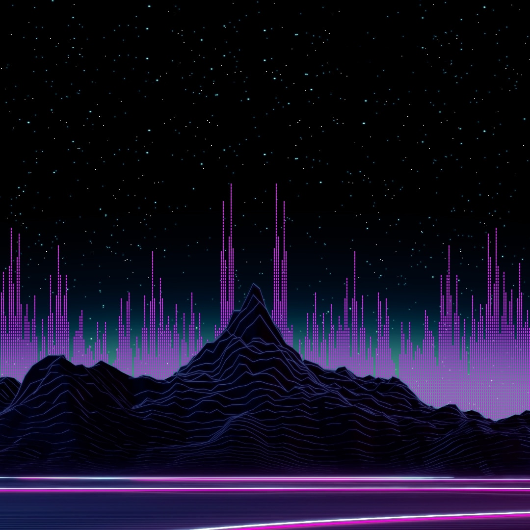 SynthWave Mountains