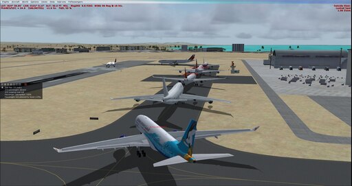Спільнота Steam :: Знімок екрана :: Heavy aircraft lining up RPLL RWY06 #FS...