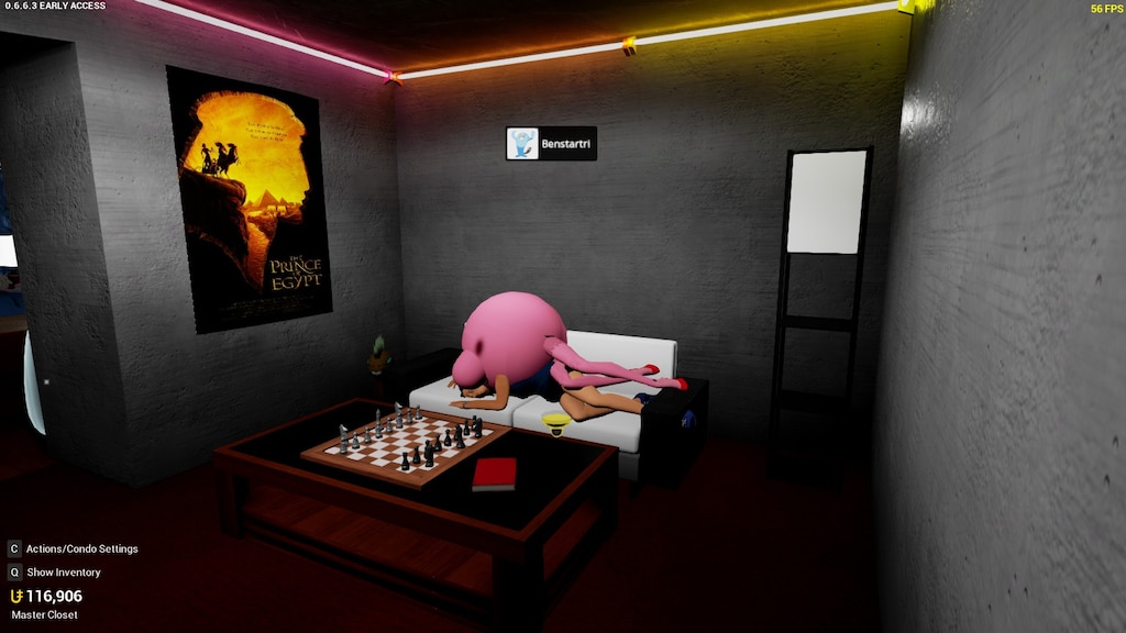 Steam Community :: Screenshot :: When Kirby long legs is trying to smother  you to death while you're trying to sleep
