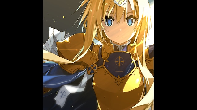 Steam 创意工坊 Golden Sword Art Online Alicization Alice アリス ツーベルク Sao