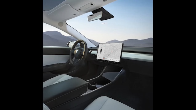 Steam Workshop Tesla Model 3 White Interior