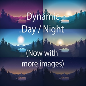 Day/Night with clock