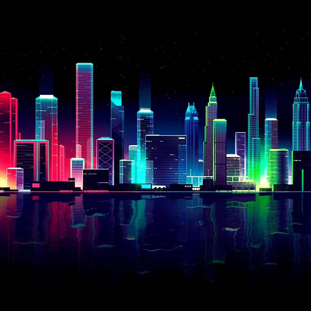 Neon City [1080p • Music] | Wallpapers HDV