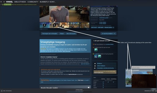 Steam 社区 截图 1 Video And 2 Broadcasts At The Same Time Pop Up Tekst Wrong