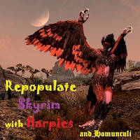 Repopulate Skyrim with Harpies and Homunculi 2.0画像