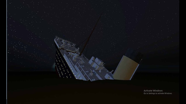 Roblox Titanic Sinking
