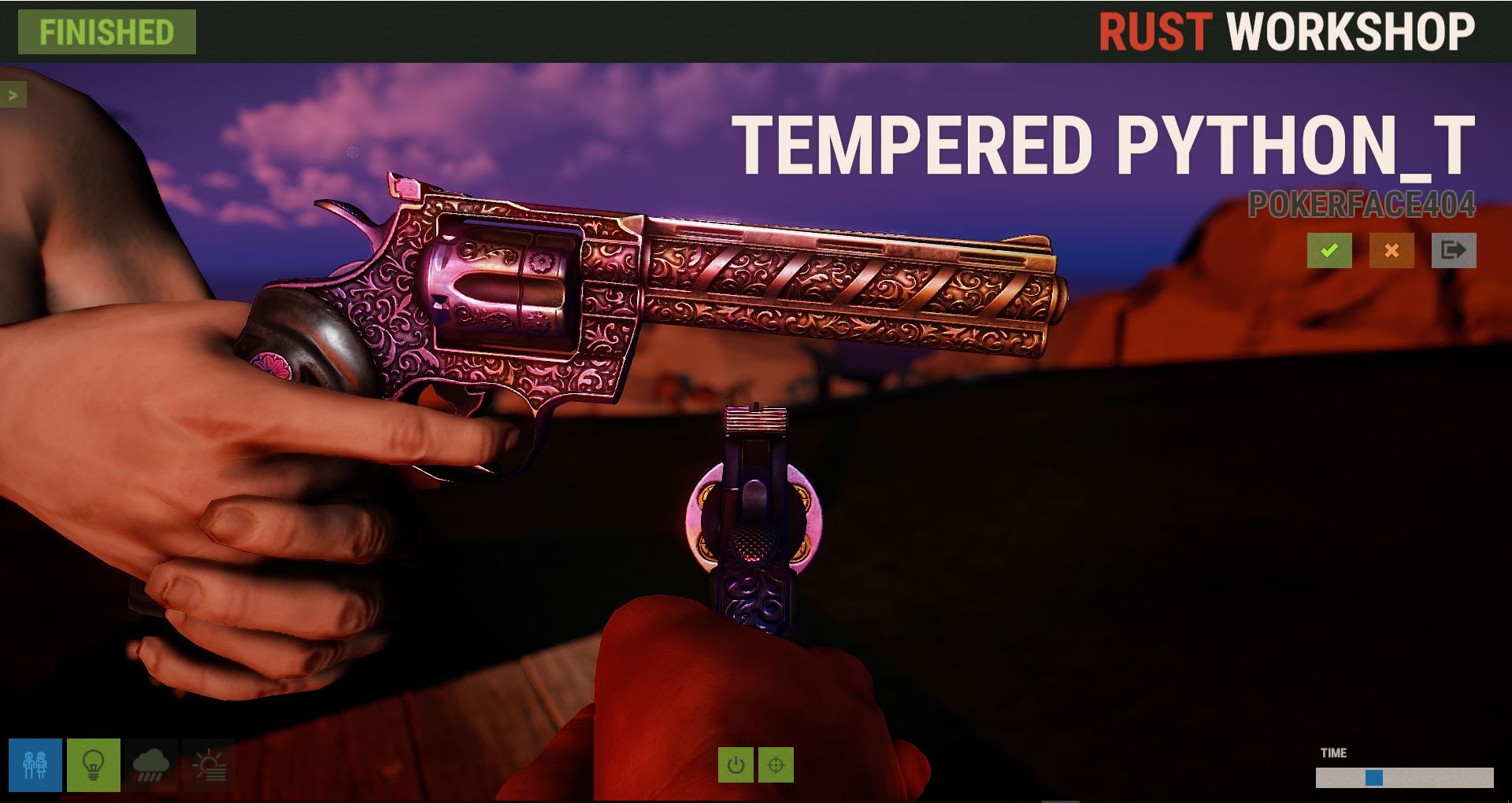 Tempered Python screenshot 1