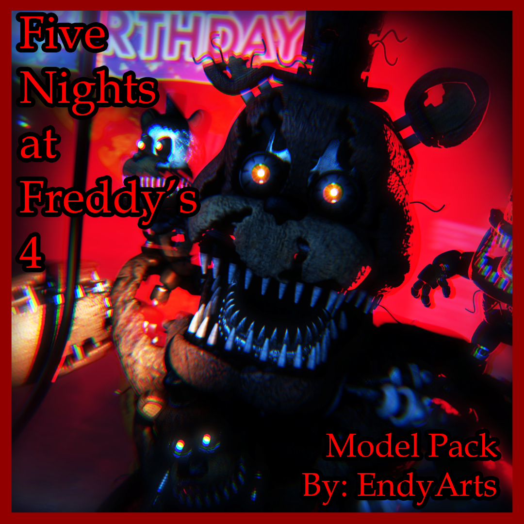 Steam Workshop Fnaf Five Nights At Freddy S 4 Model Pack Part 1