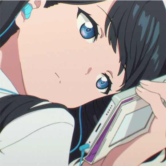 [SSSS Gridman] 宝多六花GIF 1080p（Takarada Rikka GIF in 1080p）