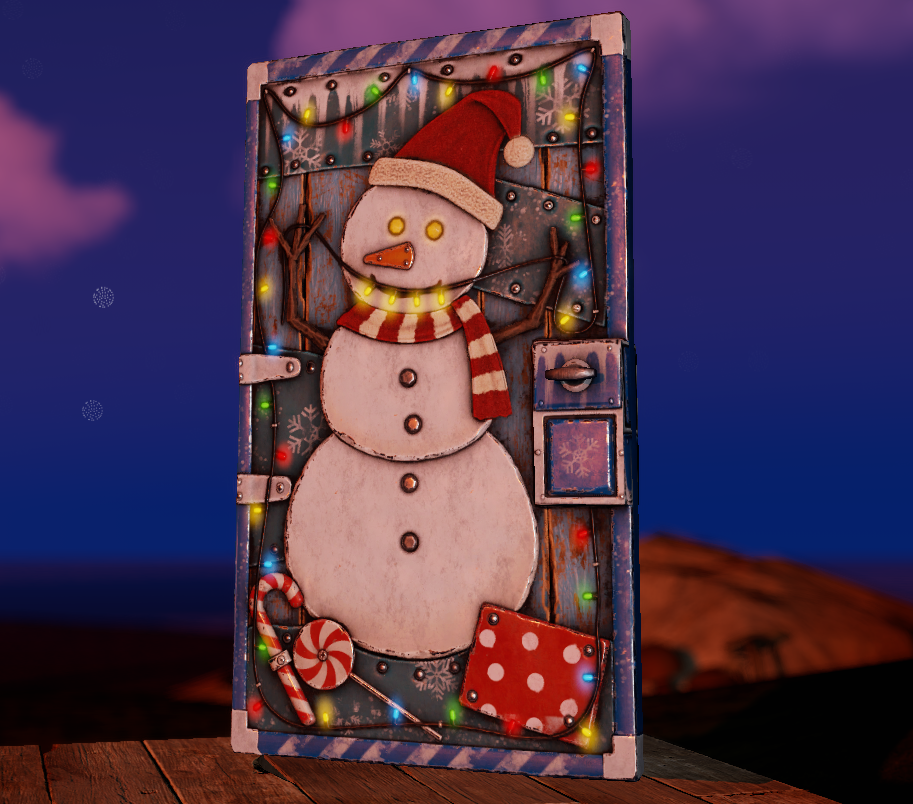 Snowman Door thumbnail 3