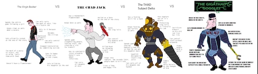 Steam Community :: :: The Virgin Booker vs the Chad Jack vs the Thad Subjec...